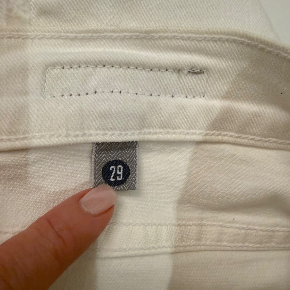 C of H Distressed Skinny Jeans, White, Size 29 - Picture 5 of 5